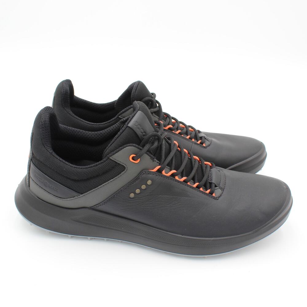 ECCO Biom Hydromax Golf Shoes 43 Mens 9 Black Leather Spikeless Hybrid Comfort